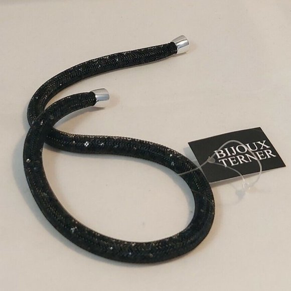 Bijoux Tener Crystal Mesh Basic Double Wrap Bracelet 16.5" long Choose Color - Picture 7 of 12